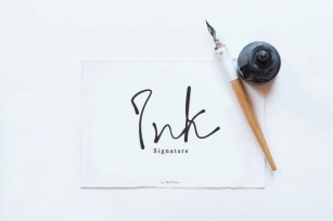 Ink Signature Font Download