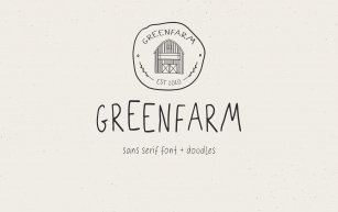 Greenfarm Rustic Logos Doodles Font Download