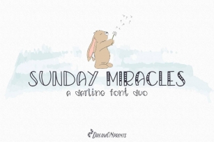 Sunday Miracles Font Duo Font Download