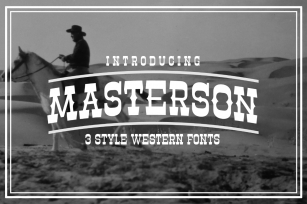 Masterson Font Family Font Download