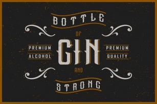 Gin handcrafted typeface Font Download