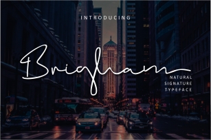 Brigham Signature Script Font Download
