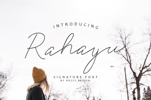 Rahayu Signature Font Font Download