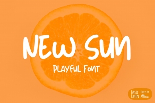 New Sun Playful Font Font Download