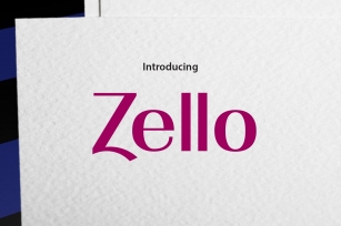 Zello Font Download