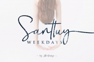 Weekdays Santtuy Font Download