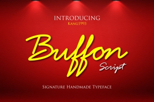 Buffon Script Font Download
