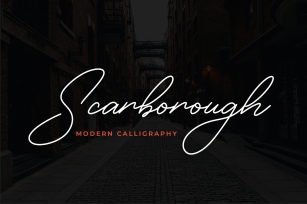 Scarborough Modern Calligraphy Font Font Download