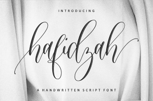 Hafidzah | Handwritten Font Font Download
