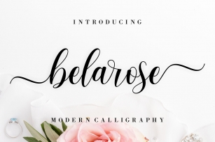 Belarose Modern Calligraphy Font Download