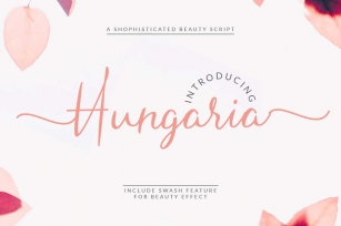 Hungaria - Sophisticated Script Font Font Download