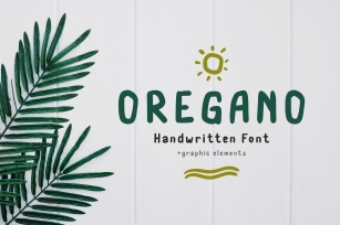 Oregano Handwritten Font Font Download