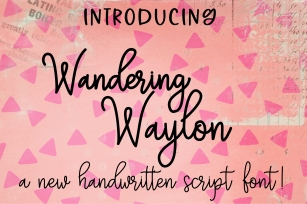 Wandering Waylon Font Download