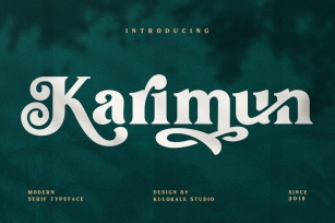 Karimun - Modern Serif Font Font Download
