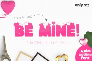 Be Mine Heart Font Font Download