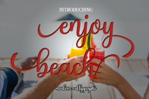Enjoy beach Font Download