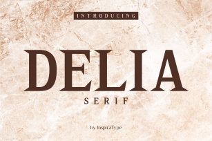 Delia - Regular & Bold Serif Font Download