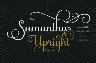 Samantha Script Upright Font Download