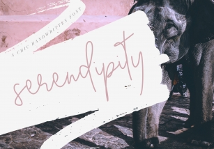 Serendipity - Handwritten Font Font Download