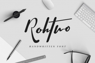 Rohtwo Typeface Signature Font Download