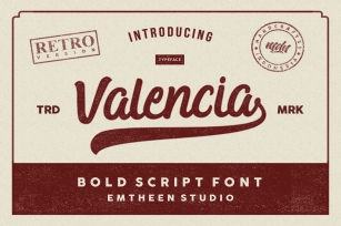 Valencia Typeface Font Download