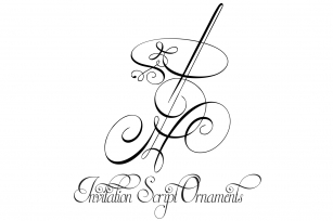 Invitation Script Ornaments Font Download