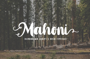 Mahoni - Script & Bold font Font Download