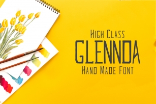 Glennda Handmade Serif Typeface Font Download