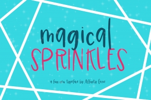 Magical Sprinkles Font Font Download