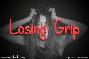 Losing Grip Font Download