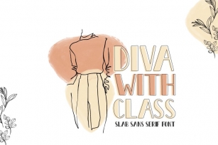 Diva With Class Bold Font Font Download