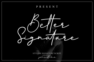 Better Signature Font Font Download