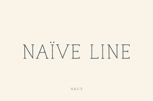 Naive Line Family Font Download