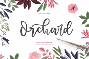 ORCHARD MODERN CALLIGRAPHY Font Download