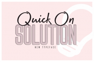Quick On & Solution Font Download