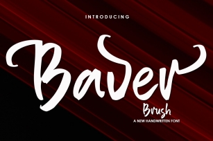 Baver Brush Font Download