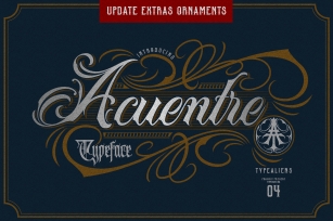 Acuentre Extra Ornaments Font Download