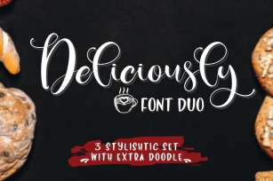 Deliciously Font Duo Extras Font Download