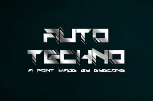 Auto Techno Font Download