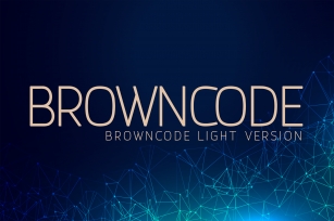 Browncode Light Versionl Elegant font sans serif Font Download