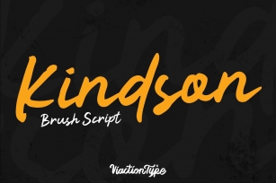Kindson Brush Script Font Download