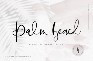 Palm Beach | Casual Script Font Font Download