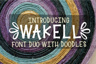 Wakell - Font Duo With Ornament Font Font Download