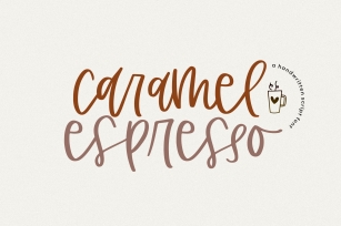 Caramel Espresso - A Quirky Handwritten Font Font Download