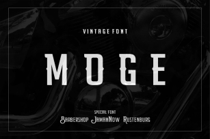 Moge Logo Font Font Download