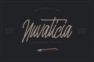 Nuvanticia Typeface + free bonus 43 Vector Skull Font Download
