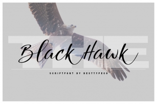 The Black Hawk Font Download