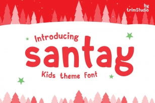 Santay - Bold Christmas Font Font Download