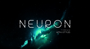 Neuron Spatial Typeface 6 Weights Font Download