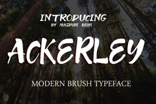 ACKERLEY Font Download